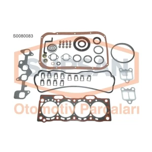 MOTOR TAKIM CONTA TOYOTA COROLLA 1.3 12V (95 MODEL KARBÜRATÖRLÜ) KEÇELİ, SİLİNDİR KAPAK CONTALI