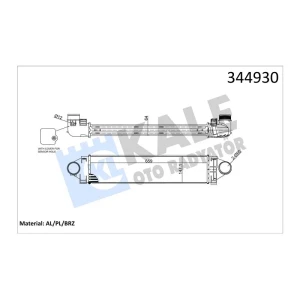 INTERCOOLER TURBO RADYATÖRÜ FOCUS II FOCUS III MONDEO IV SMAX FREELANDER 2 RANGE ROVER EVOQUE VOLVO S80 II V70 III INTERCOOLER
