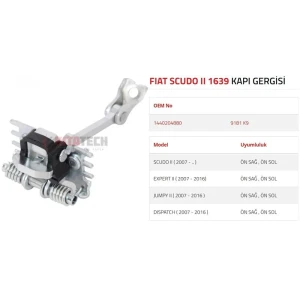 KAPI GERGİSİ SCUDO II EXPERT II JUMPY II ÖN 07-16