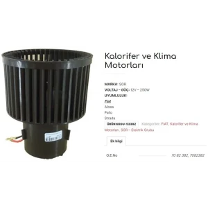 KALORİFER MOTORU ALBEA - PALIO - STRADA 7082382
