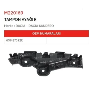 TAMPON AYAĞI SAĞ DACIA SANDERO