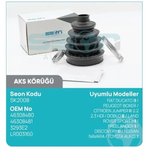 AKS KÖRÜĞÜ DIŞ FİAT DUCATO III PEUGEOT BOXER CİTRO EN JUMPER III 2.2 2.3 HDİ DOBLO III LAND ROVER SPORT I-II FREELANDER II DİSCOVERY III NİSSAN NAVARA TOYOTA AURİS II