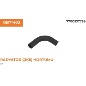 RADYATÖR ÇIKIŞ HORTUMU RENAULT 12