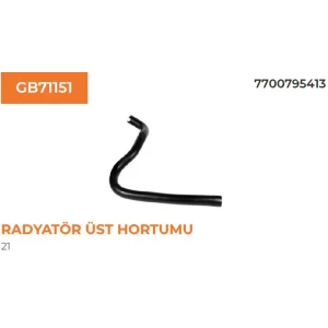 RADYATÖR ÜST HORTUMU RENAULT RENAULT 21 1,7 770079