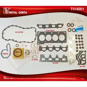 TAKIM CONTA SKT KEÇELİ REINZ SÜBAP LASTİKLİ RENAULT LAGUNA I II 2.0 16V. F4R MOTOR