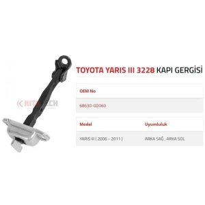 KAPI GERGİSİ YARIS III ARKA 2006 2011