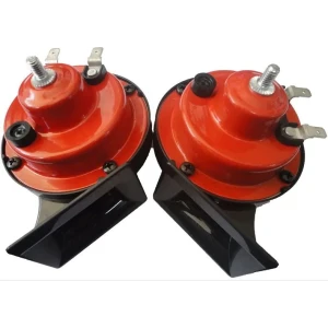 UNIVERSAL DİDİT KORNA ÇİFT FİŞ 24V ÇIFT FIŞLI-410 HZ. (L) & 520 HZ. (H)
