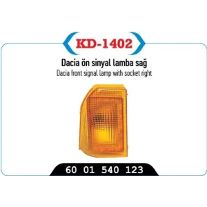 SINYAL LAMBASI SAĞ DUYLU SARI ESKI DACIA