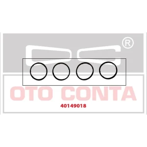 MANIFOLD CONTASI EMME KAUÇUK DÖRTLÜ TAKIMI MEGANE CLIO LOGAN 1.4 1.6 8V K7J