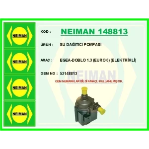 SU DAĞITICI POMPASI EGEA-DOBLO 1.3 (EURO 6) (ELEKT