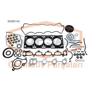 MOTOR TAKIM CONTA HYUNDAİ TUCSON 2.0 CRDI 4 SİLİND İR (D4EA) - KİA SPORTAGE 2.0 CRDI 4 SİLİNDİR ENG.(D4EA) KEÇELİ, SUPAP LASTİKLİ - SİLİNDİR KAPAK CONTALI