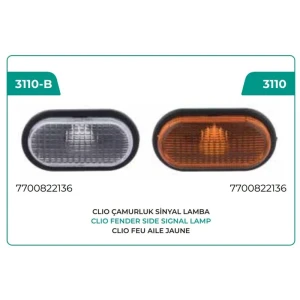 ÇAMURLUK SİNYALİ SARI LAGUNA
