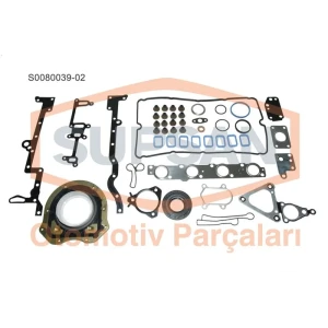 MOTOR TAKIM CONTA FORD TRANSİT 2.4 L PUMA (V184) E NG.(D2FA-D2FB-D2FE-D4FA-DOFA-F4FA-FXFA) KEÇELİ SKT - SİLİNDİR KAPAK CONTASIZ