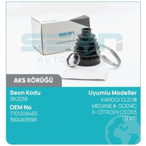 AKS KÖRÜĞÜ DIŞ YENİ KANGO CLİO III MEGANE II- SCEN İC II- CİTROEN C3 DS3 1.6 VTİ