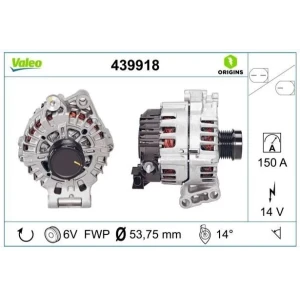 ALTERNATÖR S60, S80, V40, V60, V70 16 & 2.0