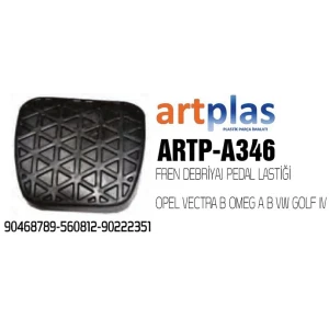FREN DEBRİYAJ PEDAL LASTİĞİ OPEL VECTRA B OMEG A B VW GOLF IV