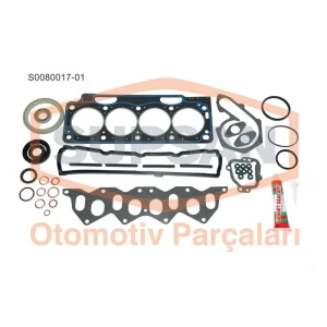 MOTOR TAKIM CONTA RENAULT 1700 - FLASH (ENG. F2N) KEÇELİ, SİLİNDİR KAPAK CONTALI