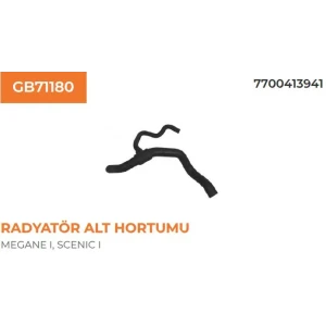 RADYATÖR ALT HORTUMU KLM. RENAULT MEGANE 1,6 16V 7