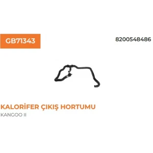 KALORİFER ÇIKIŞ HORTUMU RENAULT KANGOO II 1,5 DCI