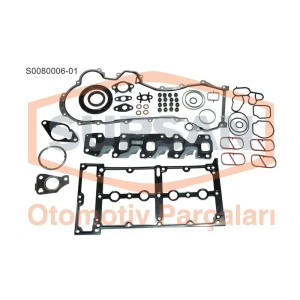 MOTOR TAKIM CONTA FİAT DOBLO, PALİO, ALBEA, PUNTO 1.3 MULTİJET 16 V / 1.3 JTD 16V (188A 9.000) VR KEÇELİ, SUPAP LASTİKLİ - SKC'SİZ