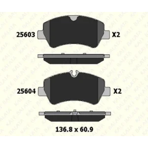 FREN BALATASI ARKA FORD TOURNEO CUSTOM V362 TRANSIT VI V363 TRANSIT CUSTOM V362 25603 175 05 ANS KD20 2560317505ANSKD20