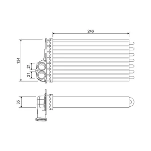 KALORİFER RADYATÖRÜ CITROEN C3