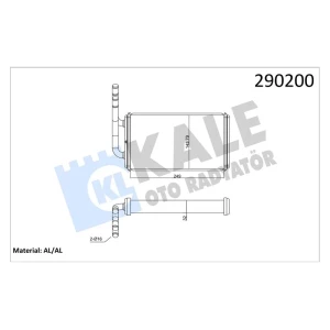 KALORİFER RADYATÖR PETEGI TRANSIT V183 T15 T19 732554