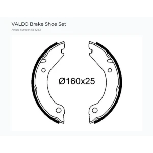 PABUÇLU FREN BALATASI VOLVO 260 740 760 940 960