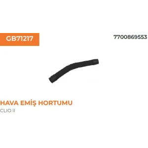 HAVA EMİŞ HORTUMU RENAULT CLIO 1,9 D 7700856553