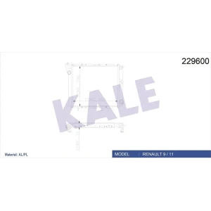 RADYATÖR 2 SIRA ALÜMINYUM PETEK R9 350213614000