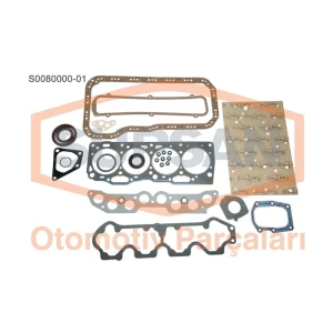 MOTOR TAKIM CONTA FİAT TEMPRA / UNO 1.6 (ENG. 176 A9.000) KEÇELİ, SİLİNDİR KAPAK CONTALI