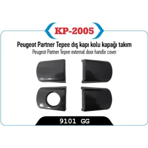 DIŞ KAPI KOLU KAPAĞI TAKIM PEUGEOT PARTNER TEPEE