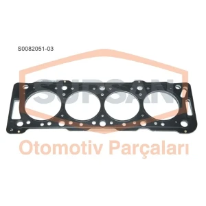 SİLİNDİR KAPAK CONTASI PEUGEOT PARTNER / CİTROEN B ERLİNGO (ENG. DW8) 3 ÇENTİK - ÇOK KATMANLI ÇELİK