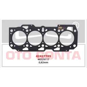SİLİNDİR KAPAK CONTASI 0.82 MM DELIKSIZ DOBLO 1.9D MLS COK KATLI ÇELIK