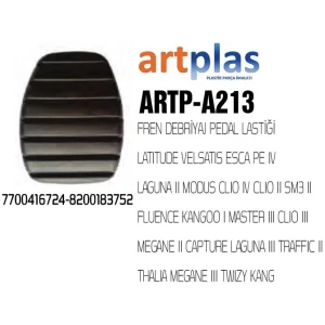 FREN DEBRİYAJ PEDAL LASTİĞİ LATITUDE VELSATIS ESCA PE IV LAGUNA II MODUS CLIO IV CLIO II SM3 II FLUENCE KANGOO I MASTER III CLIO III MEGANE II CAPTURE LAGUNA III TRAFFIC II THALIA MEGANE III TWIZY KANG
