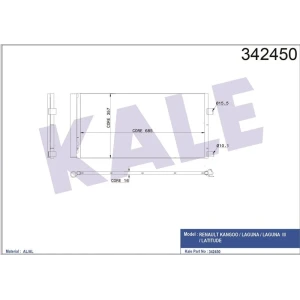 KLİMA RADYATÖRÜ LAGUNA III LATITUDE 1.5 DCI 2.0