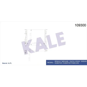 RADYATÖR E7J -AC 1.6 1.4İE MEGANE CLIO KANGOO CLIO II SYMBOL