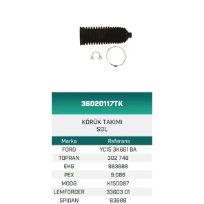 DİREKSİYON KÖRÜĞÜ V-347 DIREKSİYON KÖRÜK TAKIMI SOL < 2005