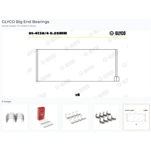 KOL YATAK 0.25 R9 R11 R12 R19 CLIO II SYMBOL MEGANE LAGUNA / LOGAN 1.4 16V K4J 1.6 16V K4M