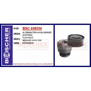ALTERNATÖR KAYIŞ GERGİSİ (KÜTÜĞÜ) CLIO II-III-IV MEGANE II-III-IV K9K
