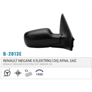 DIŞ DİKİZ AYNASI ELEKTRİKLİ ISITMALI SAĞ MEGANE II 03-08 M002.2013