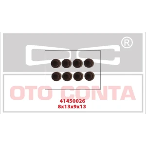 HYUNDAI MİTSUBİSHİ SUBAP LASTİĞİ TAKIM 8 ADET 8×13×9*13 MM 4DBA-4DBF-4D56TD