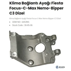 KLİMA BAGLANTI AYAGI FIESTA FOCUS C-MAX NEMO BIPPER C3 DIZEL 6453-NS