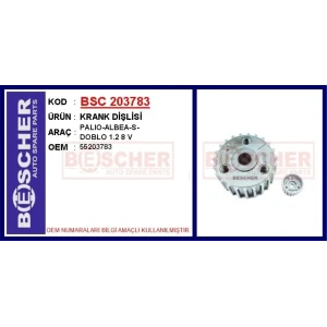 KRANK DİŞLİSİ PALIO-ALBEA-S-DOBLO 1.2 8 V