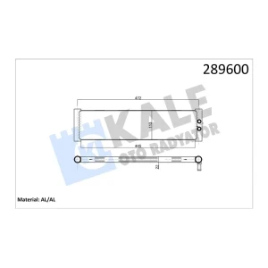YAĞ SOĞUTUCU NEWHOLLAND-CASE AL/BRZ