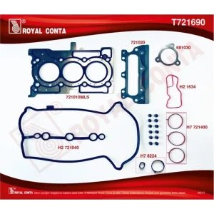 ÜST TAKIM CONTA CLIO IV 75-90HP SYMBOL III 90 HP NISSAN MICRA V 0.9 IG-T 90HP MOTOR: H4B 400-401-408-410