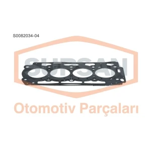 SİLİNDİR KAPAK CONTASI PEUGEOT 206-307 1.4 HDI 8V (ENG. DV4) 4 ÇENTİK - ÇOK KATMANLI ÇELİK