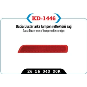 ARKA TAMPON REFLEKTÖRÜ SAĞ DACİA DUSTER