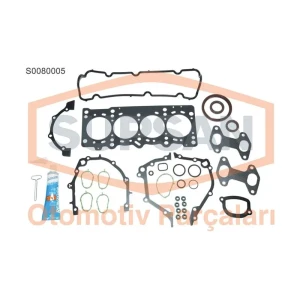 MOTOR TAKIM CONTA FİAT DOBLO, PALİO, ALBEA, PANDA, PUNTO, PALİO VAN 1.2 8V (ENG. 188 A4.000) VR KEÇELİ, SİLİNDİR KAPAK CONTALI