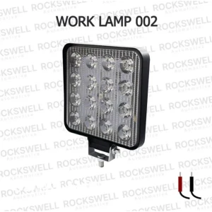 ÇALIŞMA LAMBASI 16 LEDLİ KARE 48 W (12-48) VOLT